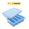 Caja de sopa de silicona con compartimentos caja para mantener la frescura caja bento para calentar en microondas caja de almacenamiento en frío para refrigerador fácil de desmoldar congelación rápida
