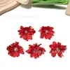 Flores Dália Simuladas de 8cm Acessórios de Cabelo DIY Presilhas de Cabelo Guirlanda de Flores Decoração de Casamento Arranjo de Parede de Flores Ambiente Flores Artificiais