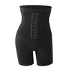 Calça Modeladora Pós-Parto de Cintura Alta com Botões, Controle de Barriga e Levanta Bumbum para Mulheres