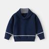 Suéteres para Niños 2025 Otoño Nuevos Suéteres Infantiles Suéteres de Cuello para Niños Tops y Chaquetas para Bebés y Niños