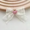 Acessórios Divertidos de Laço de Renda em Formato de Coração DIY Joias Grampos de Cabelo Capas de Celular Bolsas Sapatos Meias Acessórios de Vestuário Acessórios