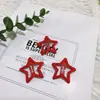 Accesorios Dopamina Verano Caliente Color Dulce Estrellas de Cinco Puntas Pasador Pequeño Flequillo de Niños Lado Mechones Sueltos Pasador