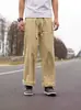 Calças Casuais Soltas 2024 Novo Estilo Calças de Perna Reta Masculinas High-end Todas as Ocasiões Calças Esportivas Personalizadas Roupa de Trabalho Bonita Calças de Perna Larga