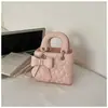 Bolso Pequeño Bordado Acolchado Transfronterizo para Mujer 2026 Nuevo Estilo Coreano Versátil Bolso de Hombro Cruzado Bolso de Mano para Dama Bolso Dior