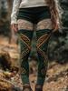 Pantalones de Yoga Microelásticos 2025 Otoño Nuevos Leggings para Mujer Estampado 3D Holgados Casuales Deportivos Venta al por Mayor desde Una Pieza