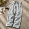 Jeans para hombre, nueva colección primavera/otoño 2026, estilo retro americano de moda, corte holgado, pierna recta, pantalones largos casuales de pierna ancha