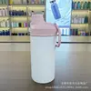 Termo Espacial de Acero Inoxidable de 12 oz con Asa y Tapa, Botella de Agua Aislada para Deportes al Aire Libre, Blanco Térmico de Doble Capa al Vacío