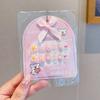Manicura Infantil Sanrio Dibujos Animados Pegatinas Tridimensionales Hechas a Mano con Pegamento de Gelatina, Uñas Portátiles Desmontables para Niñas de 6 a 12 Años