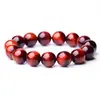 Pulsera de Ojo de Tigre Pulsera Pulsera de Ojo de Tigre Rojo Pulsera Puesto de Lugar Escénico en Vivo Pulsera de Ojo de Tigre Rojo