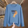 Camiseta Masculina de Manga Longa Nova Primavera e Outono 2025, Roupa Masculina da Moda, Tendência Gola Redonda, Camiseta Básica para Início de Outono