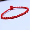 Año Zodiacal Cuerda Roja Trenzada Joyería Accesorios Pulsera de la Suerte DIY Una Pieza Envío Directo Regalo Especial