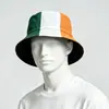 Chapéu Bucket Bandeira da Irlanda Transfronteiriço para Homens e Mulheres, Chapéu de Sol, Chapéu de Torcida, Chapéu Bucket da Copa do Mundo