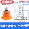 Ventosa para manipulador ventosa a vácuo industrial VBF-30/40/50/60/80/100PU-18F pneumática
