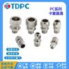 Conector Férula de Cobre Pc8-02 Todo Cobre Niquelado Tubo de Cobre Recto Ktc6-014-M510-0312-04Tdpc