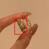 Anel de Flor de Íris Totalmente Cravejado para Mulheres, Design de Luxo Leve, Único, Fashion, Tendência, Exquisito, Versátil para o Dia a Dia