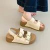 Sandálias Plataforma Birkenstock Femininas 2026 Nova Moda de Verão Sapatos Romanos Confortáveis de Alta Qualidade para Praia
