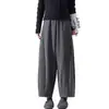 Pantalones de maternidad para otoño e invierno, pantalones tipo globo de acetato blanco roto amigables con la piel, de cintura alta, corte holgado, que ocultan la barriga sin apretar, adecuados para uso casual