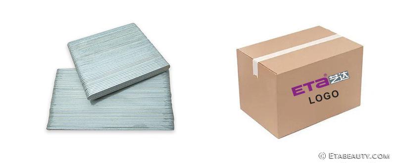 一次性斑马木片挫条美甲专用打磨工具指甲锉厂家定制