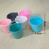 Balde Pequeno Miniatura Bonito para Casa de Brinquedo Infantil Pequenos Enfeites Alimentos e Acessórios de Brincar Balde Pequeno Artificial de Plástico