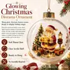 Adorno de Navidad de producto nuevo transfronterizo Colgante de artesanía acrílica Decoración de mundo invernal navideño