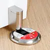 Sin perforaciones a prueba de viento no magnético succión puerta de baño trasera anti-colisión mecánica succión de puerta ajustable fuerte puerta toque largo