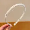 Diadema de Lunares con Dientes Estilo Coreano para Niñas, Diadema de Corona Alta, Pinza para el Cabello Antideslizante, Accesorio para el Cabello de Uso Diario