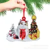 Decoração de Natal Animal Novo Transfronteiriça Pingente Decoração de Árvore de Natal Gato de Natal Criativo Carro de Trenó Infantil e Fofo