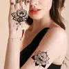 Transfronterizo Haina Nueva Devolver Flor de Dedo Tatuaje Pegatina Sentido Avanzado Personalidad Mandala Tatuaje Temporal Pegatina