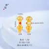 Puzuoqiang Cor-Preservadora Fosco Areia Dourada Acessórios DIY Diamante Incrustado Pilão de Diamante e Espada com Furo Passante Pulseira com Contas e Acessórios de Brinquedo