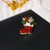 Nova Série de Combinações de Natal Broche Papai Noel Broche de Natal Árvore de Natal Acessórios de Pino de Ano Novo Transfronteiriço