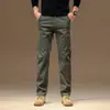 Calças Casuais Masculinas 2026 Moda Primavera e Verão Simples Confortáveis Slim Retas Calças de Negócios Masculinas Calças Longas