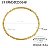 Roda Gigante simples oca brilhante áspero liso anel pulseira aço titânio banhado a ouro 18K não desbota pulseira feminina leve luxo nicho