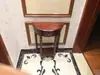 Mesa Consola de Madeira Maciça Europeia Armário Divisório Consola Americana Mesa Longa Encostada à Parede Corredor Mesa Consola Semicircular Estilo Novo Chinês