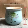 Maceta de flor de suculenta de dibujos animados, cerámica, transpirable, fresca, creativa, expresión linda, para flores y plantas suculentas, maceta para uso en casa