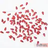 Fondo plano Super Flash Rojo de Año Nuevo Forma Especial Diamante para Uñas Vidrio Rhinestone Mixto Mini Corazón Broca para Uñas al por Mayor