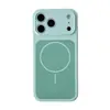 Funda Oficial de Carga Magnética Líquida de Silicona de Color Contrastante para Teléfono Móvil Apple 17Promax Iphone16 14 Cubierta Protectora