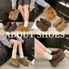 Zapatos Birkenstock de felpa con suela gruesa para mujer, nuevos mocasines vintage sin cordones otoño e invierno 2026, zapatos de algodón Birkenstock de doble uso que aumentan la altura