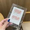 QianfanXing Lei BeibeiEstilo Coreano Feminino Exquisite Olho de Gato Puro Feito à Mão Adesivos de Nail Art Usáveis Unhas Postiças