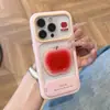 Soporte de Pegatina Gradiente Melocotón Adecuado para Funda de Teléfono Apple 18 Pro Max 17/16 Alto Valor Estético 15 Diseño de Ventana Grande