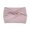 Producto Nuevo de Tienda: Diadema Ancha Estilo Cruzado para Mujeres Postparto, Color Sólido, Textura de Seda de Leche, Diadema Suave y Cómoda, Pañuelo para la Cabeza, Gorro