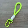 Nuevo Llavero con Bloques de Color, Correa, Mosquetón, Colgante de Muñeca, Colgante para Teléfono, Cadena para Teléfono, Peluche West Highland