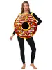 Comida para Hobby de Adulto Disfraz de Cosplay Dulce Rosquilla Papas Fritas Palomitas Pepino Disfraz de Juego de Rol Disfraz para Fiesta de Bromas de Halloween