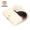 Novo Modelo Direto do Fabricante Conjunto de Capa de Espelho em Couro, Estojo para Óculos de Armação Simples, Portátil, Em Estoque para Atacado, Design Flip-Top