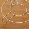 Meibihuang Rejilla Triangular para Cocina de Acero Inoxidable No Magnético con Tres Patas Altas, Rejilla para Cocinar al Vapor de Acero Inoxidable para el Hogar