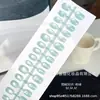 Color Único Pieza Única [30 Piezas] Hielo Translúcido Degradado Pasta de Frijol Ojo de Gato Uñas Portátiles Uñas Pre-fabricadas Simples y Versátiles Venta al por Mayor