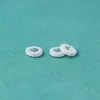 Plata de Ley S925 Seiko Separador de Diamantes Accesorios para Pulsera de Abalorios Hecha a Mano con Cristales Perlas Lleno de Ruedas de Diamantes Abalorios Sueltos