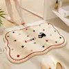 Alfombrilla de baño Absorbente Antideslizante Felpudo Alfombra de Cachemira Pediluvio para Ducha Lavabo de Inodoro Hogar