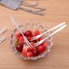 Tenedor de Fruta de Acero Inoxidable Moda Señal de Fruta Tenedor Pequeño para Fruta Regalo Creativo Venta Directa de Fábrica