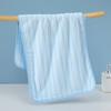 Toalla de Vellón Coral con Franja de Color Toalla de Baño Suave Toalla de Regalo Secado Rápido Toalla para Limpiar la Cara para Hombres y Mujeres Baño Doméstico Toalla de Secado Rápido