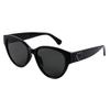 Gafas de sol retro con montura grande, estilo ojo de gato, para mujer, con diseño avanzado, con cara lisa y montura cuadrada, 145 2347